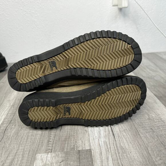 SOREL meadow side zip ankle boots waterproof suede womens winter shoes 10 1/2 - Picture 7 of 8